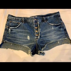 Free People denim shorts, size 30